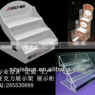 3 tier acrylic display stand for supermarket tier acrylic display