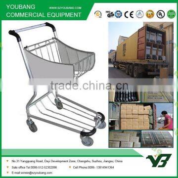 large capacity airline luggage trolley