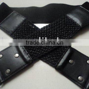 women elastic belts+PU material