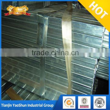 Hot GI square steel tubes materials for construction