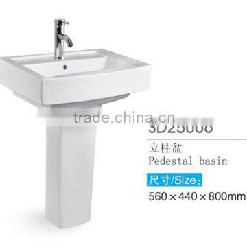 Bathroom Ceramic Pedestal Sink photo-2