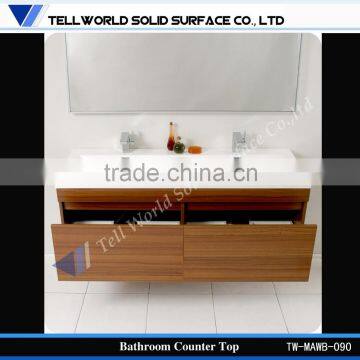 Modern Bathroom Vanity, Solid Surface Countertops, Corian bathroom countertops