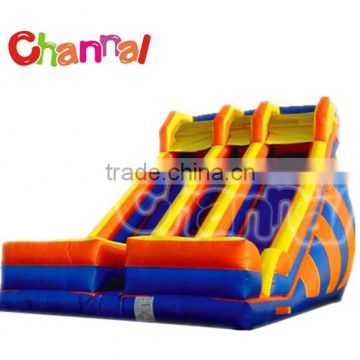 Outdoor cheap giant inflatable dry slide