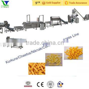 Automatic Extruded Fried Corn Snacks Food Kurkure Plant