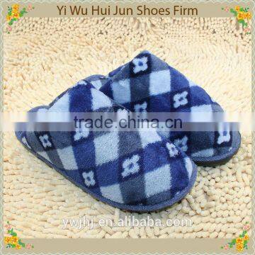 Print Cotton Slipper 2015 Yiwu Indoor Slipper From Factory(HJCM1006)