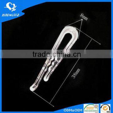 Plastic clips for garment accessory