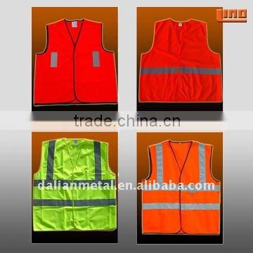 hi vis safety vest with mesh fabric