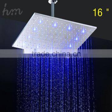 Mixer Cold and Hot Square Rainbow Head Shower Water Valve for Bath Luxury Bathroom Accessories Rainfall Shower Faucet Set photo-4
