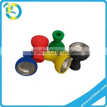 wholesale top quality custom fun shape colours silicone shisha hookah shisha rubber bowl