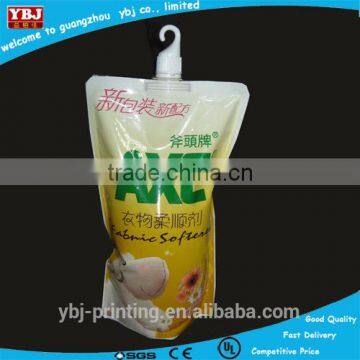 Laminated stand up spout pouch for chicken stock food packaging bag