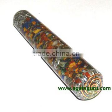 Mix Chakra Smooth Orgone Massage Wands