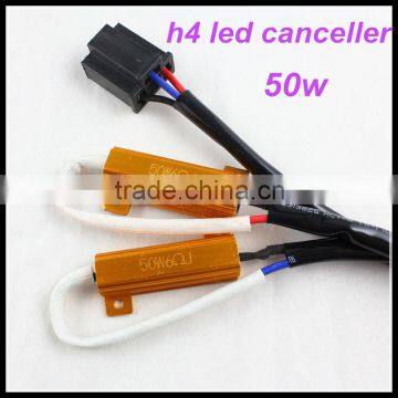 H4 double resistor for led fog lamp headlight tail light H4 lamp warning canceller resistor led warning canceller
