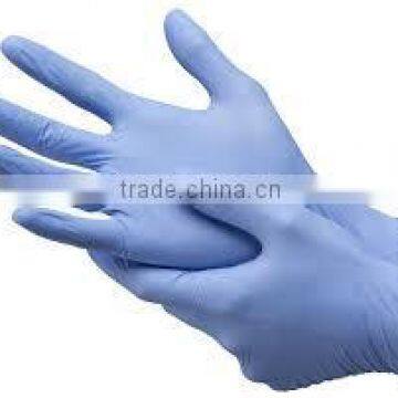 high quality disposable non sterile blue latex gloves disposable