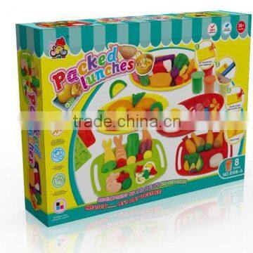 Hot selling childrens game lunch plasticine toy modeling clay