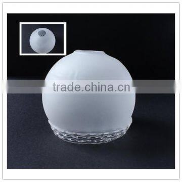 factory direct sale!china !alibaba!promotional sandblasting glass lamp cover shade& cover for home decoration