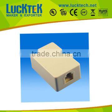 Telephone jack mini box,6P2C/6P4C/6P6C MODULAR SURFACE SINGLE JACK