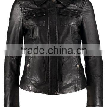 fashion ladies leather jacket 2014