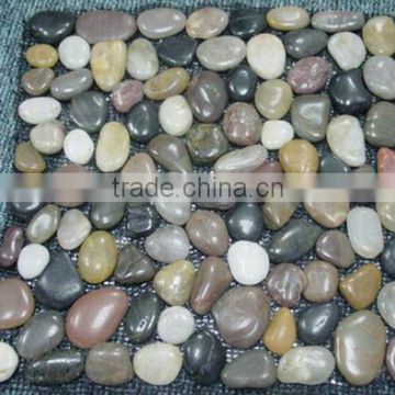 Pebble & cobble stone, black color