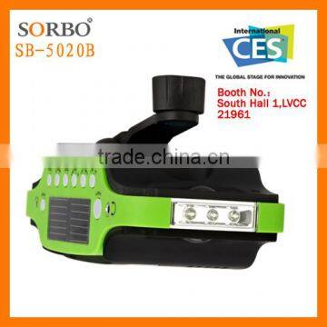 SORBO Factory OEM Multi-function Solar AM FM Radio With LED Torch Light