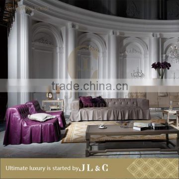 AS10-09 Luxury Leather Sofa Chair In Living Room Design Sofa Classic Furniture