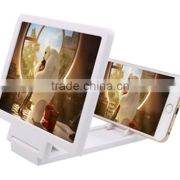 Hot sale mobile phone screen magnifier / phone HD Expander / Portable HD Amplifier Enlarge Stand