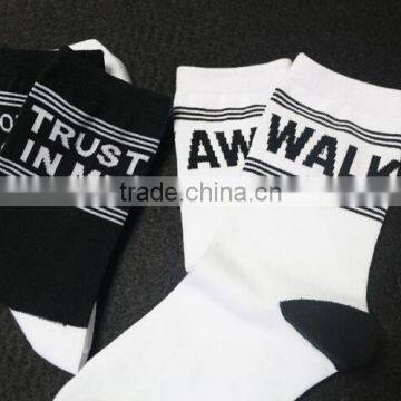 custom design fashion thick boot socks