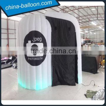 inflatable photo booth enclosure LED lights, advertising event inflatable photobooth