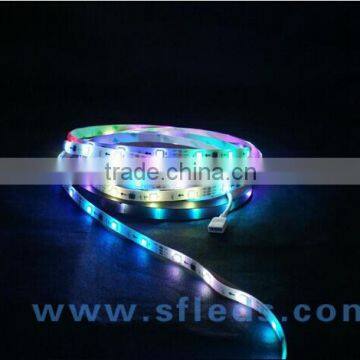 IP65 Silcone Glue Coated 30leds 12V SMD5050 RGB WS2811 Led Strip photo-4