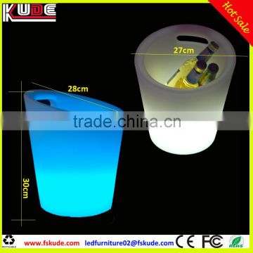 CE approval led illuminated beer ice bucket/cooler