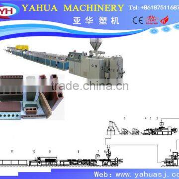 wood plastic wall panel production line, wood polymer composite profile machine, wood-plastic composite