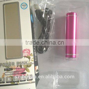 2016 Factory Price Cylinder Shape Power Bank,portable Power Bank With LED Light photo-6