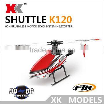 High Quality Original XK K120 6CH Helicopter Brushless 3D/6G System RTF RC Helicopter