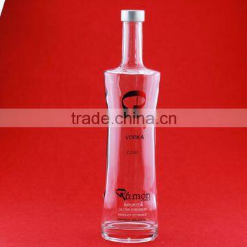 Good quality vodka custom glass bottles sale liquor glass bottles gin 750ml bottles