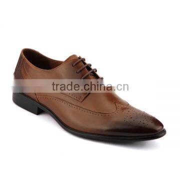 Customized handmade Italian fashion lace-up men shoes genuine leather upper material mens oxford dress shoes