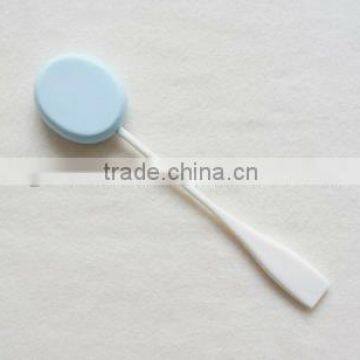 Private Label Facial Sponge Patting Massage Sponge with Plastic Handle