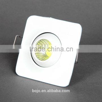 Cheap price mini spot light 3w with square outer ring from China