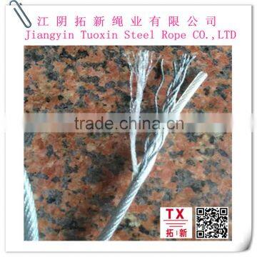 6x12 6mm galvanized steel wire rope