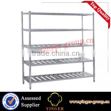 Pot Shelf 5 Tier Stainless Steel Kitchen Shelving