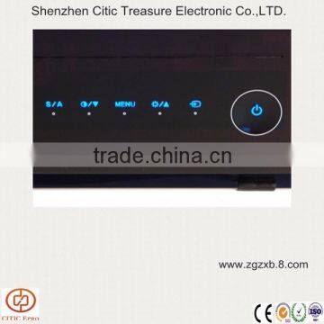 Touch screen buttons led backlit