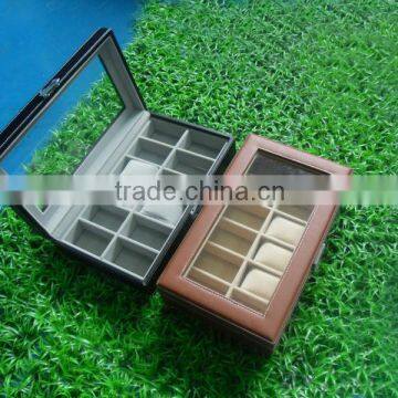 pu leather pen Box jewelry wooden box promotional gift box