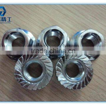 Metric hex flange nuts