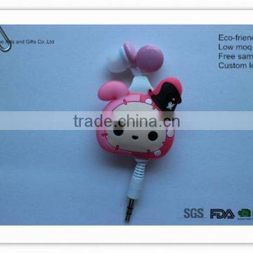 Good quality hot cartoon designs earphone for children