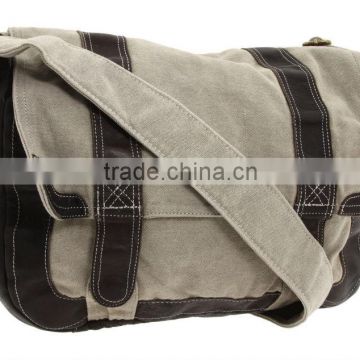 Nepal cotton bags wholesale with leather trim