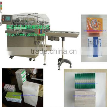 Automatic 3D Facial Mask Box Cellophane Wrapping Machine