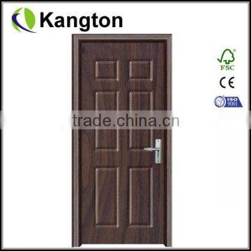 2014 New Design Interior PVC door coated MDF for rooms