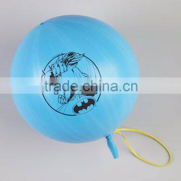 printed latex punch balloon punch toy balloons