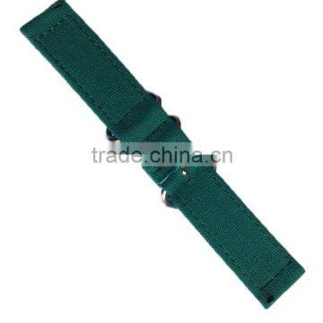 Double Layers 20mm Canvas Zulu Watch Strap For Men