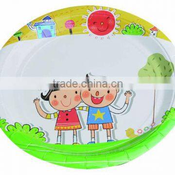 Christmas Custom Printed Shaped Paper Snack Plate/dinner Plates photo-3