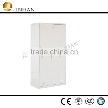 New design steel closet locker with three door for house