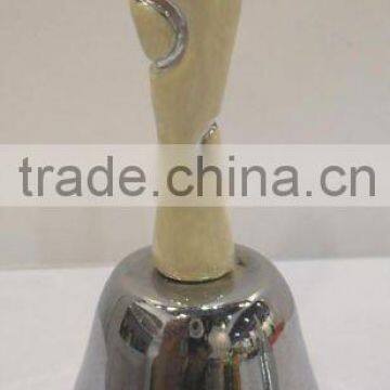 4.8'' handle bells A12-H01-MJB with painted design for celebration as dinner bell (E300 )